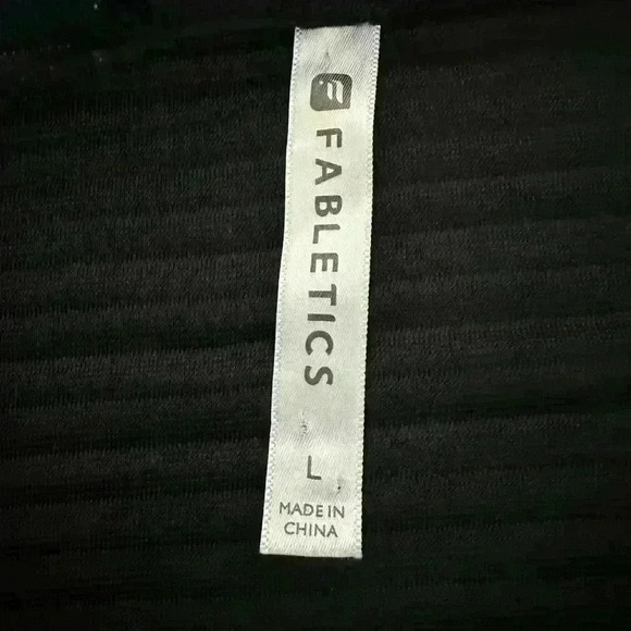 Fabletics Bre Long-Sleeve Tunic Sweatshirt Size Large Black - Picture 6 of 9